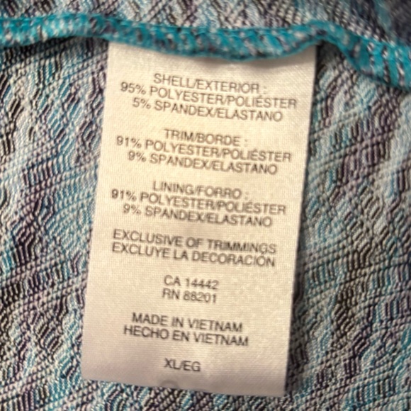 MPG Aqua / Black Activewear Dress XL - Picture 9 of 9